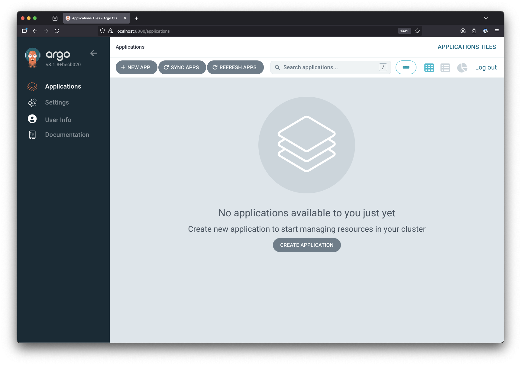 ArgoCD Dashboard
