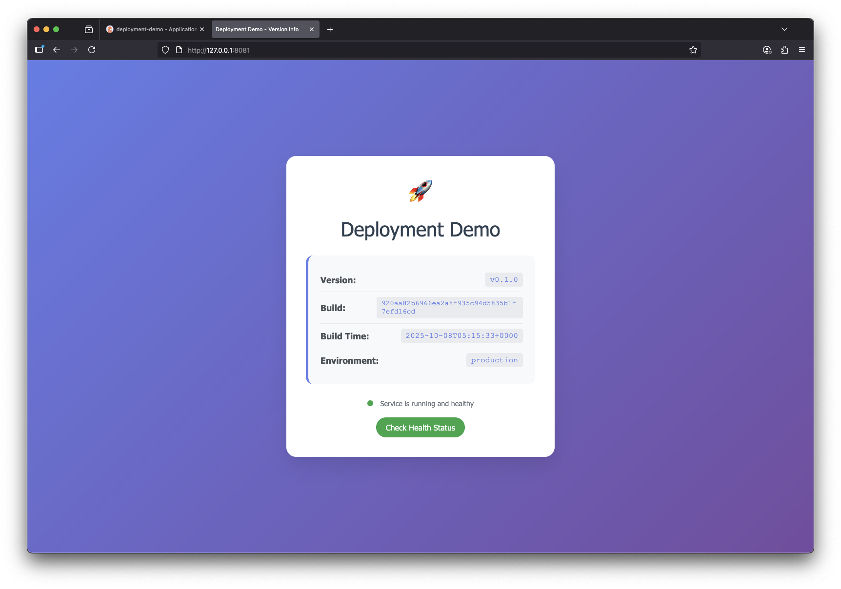 Deployment Demo